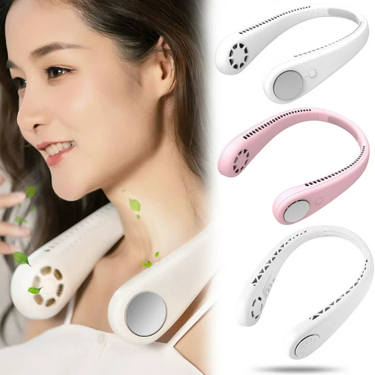 Rechargeable Portable Hanging Neck Fan