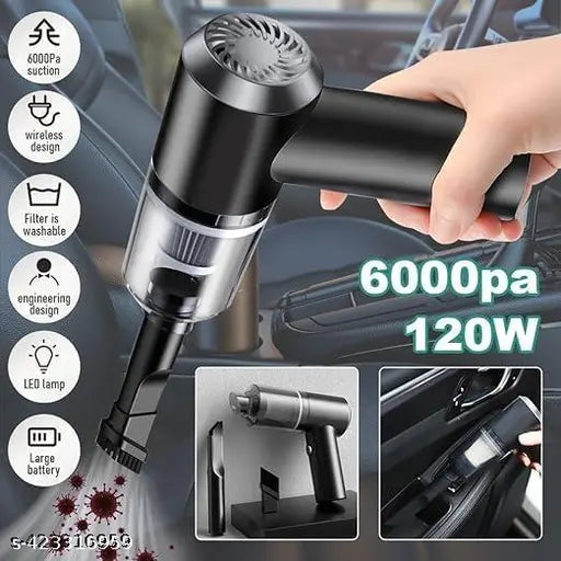 Portable Wireless Handheld USB Rechargeable Car Vacuum Cleaner